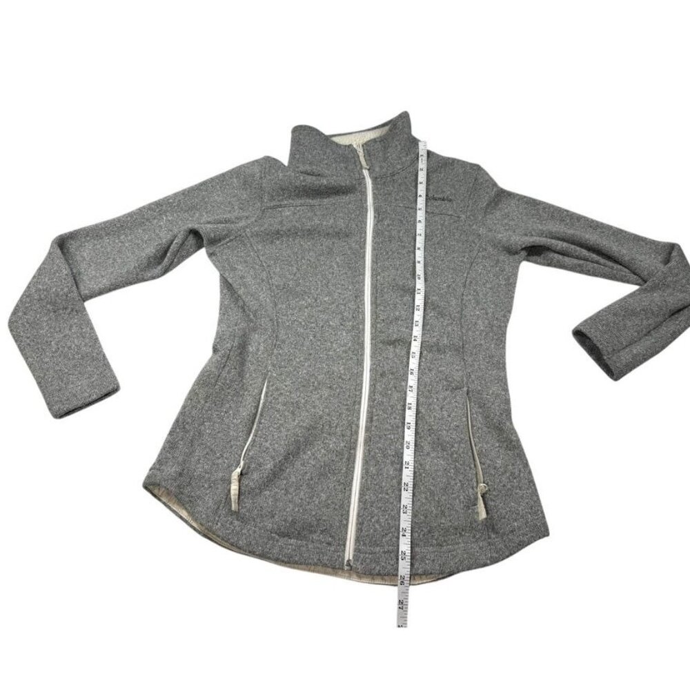 Columbia Gray Full Zip Fleece Gray Size Small - Picture 3 of 7